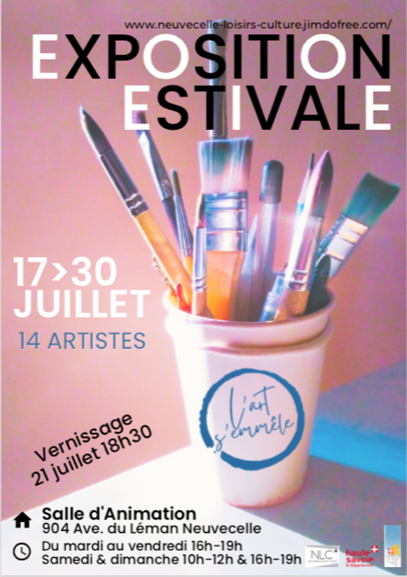 Exposition à Neuvecelle du 17 au 30 juillet 2023