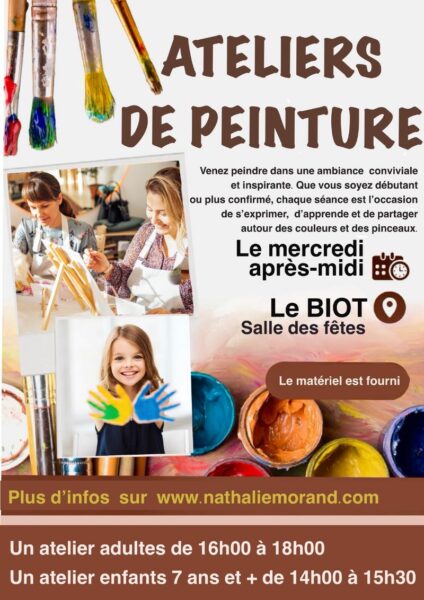 Cours de peinture au Biot, Vallée d'Aulps