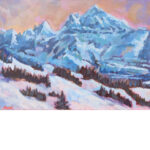 Les Dents du Midi 55cm x 38 cm