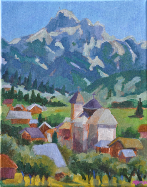 Bernex et la Dent d'Oche