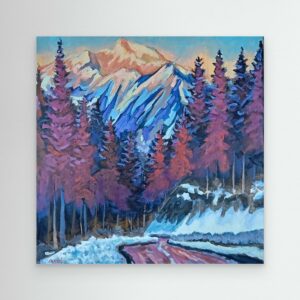 Le Roc d'Enfer s'éveille - Reproduction sur toile