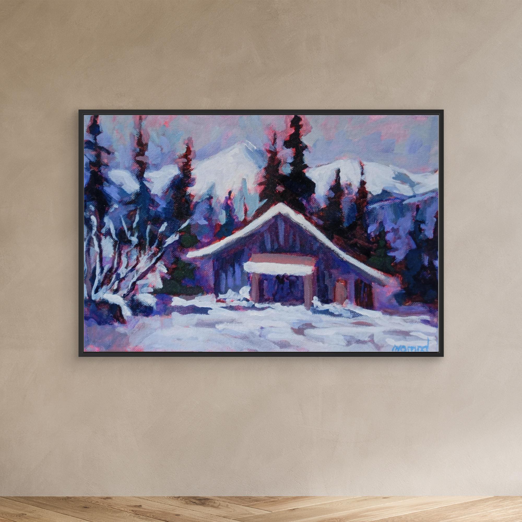 La vieille grange - Reproduction sur toile - Nathalie Morand – Image 6