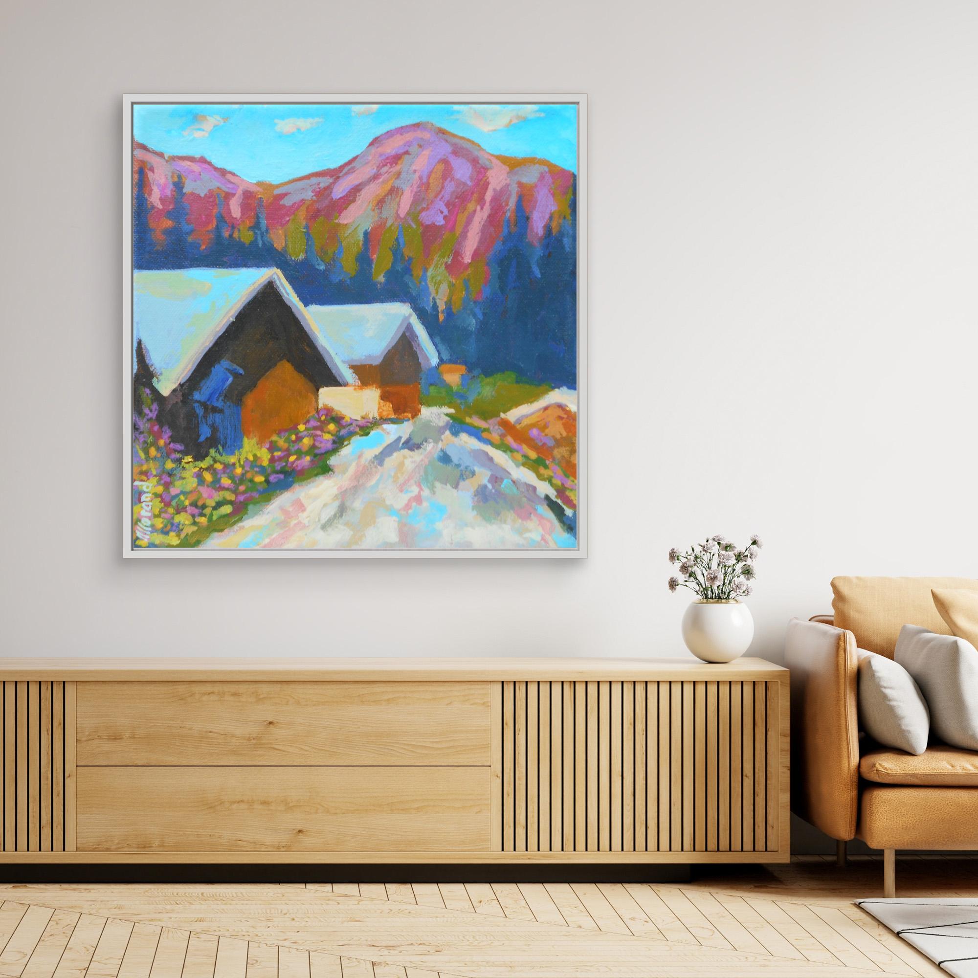 Chemin de Montagne - Reproduction sur toile - Nathalie Morand – Image 2