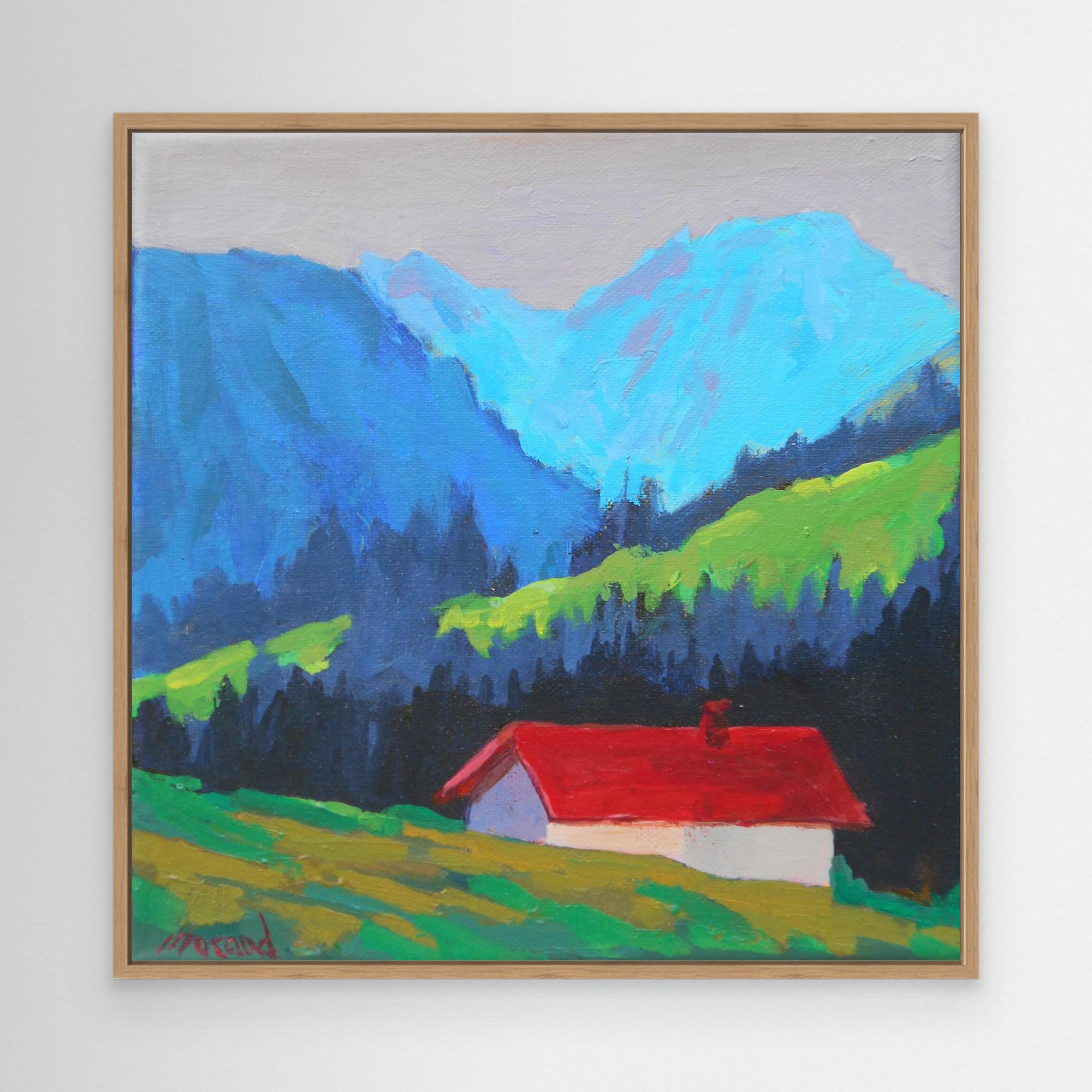 A LA CHAPELLE D'ABONDANCE - REPRODUCTION SUR TOILE - NATHALIE MORAND – Image 5