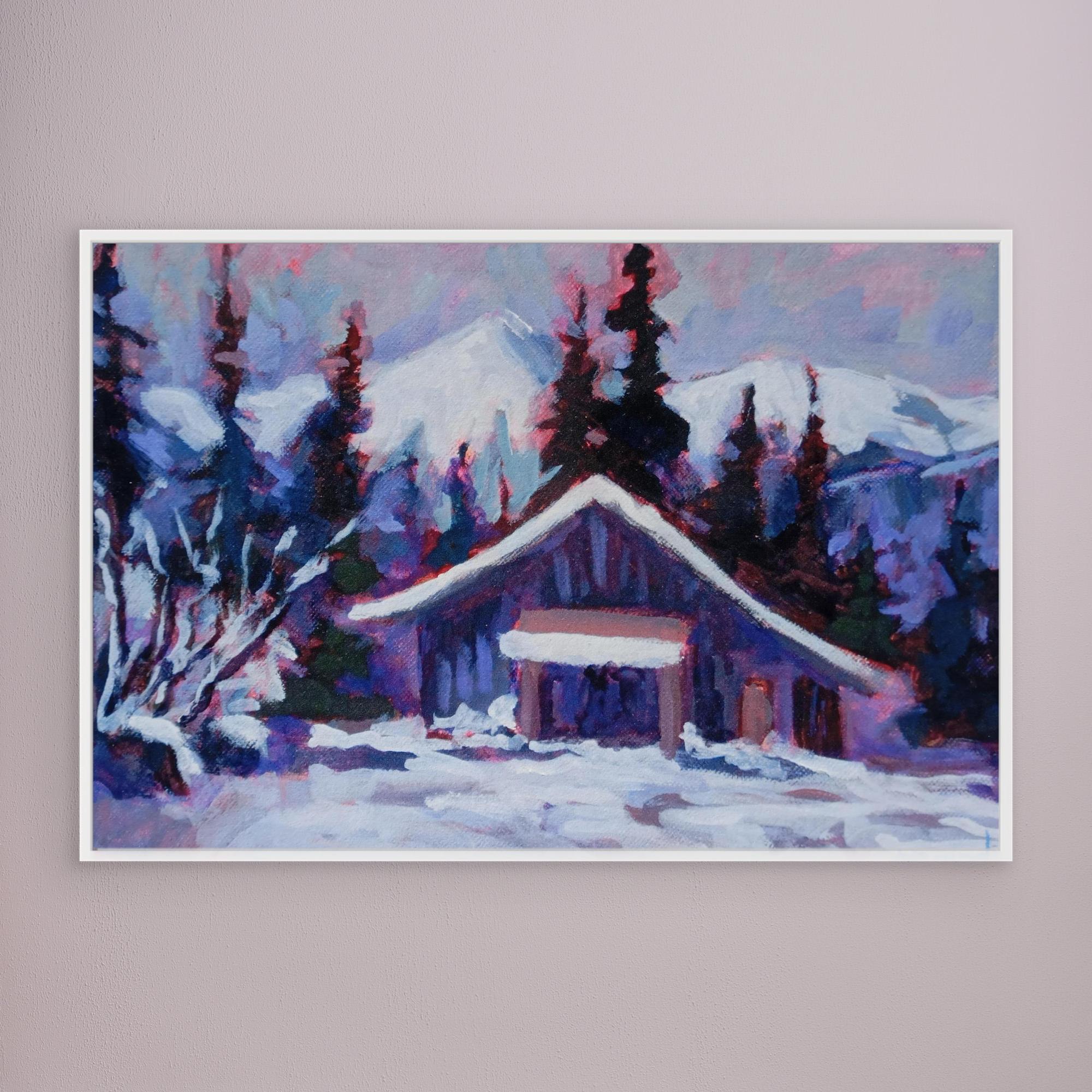 La vieille grange - Reproduction sur toile - Nathalie Morand – Image 5