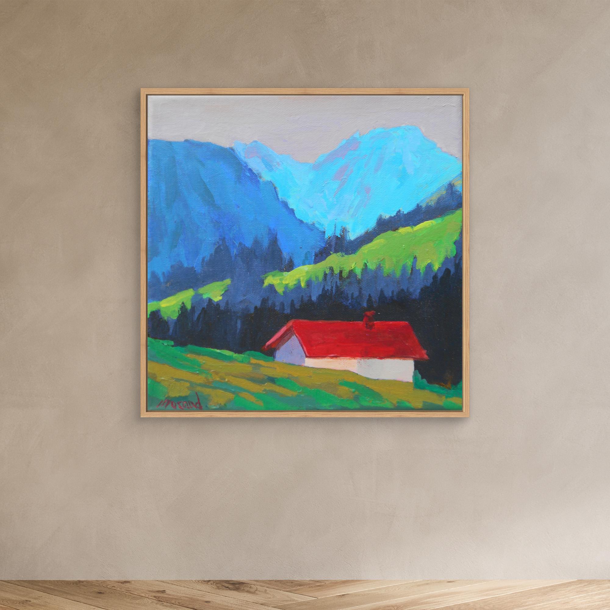 A LA CHAPELLE D'ABONDANCE - REPRODUCTION SUR TOILE - NATHALIE MORAND – Image 6