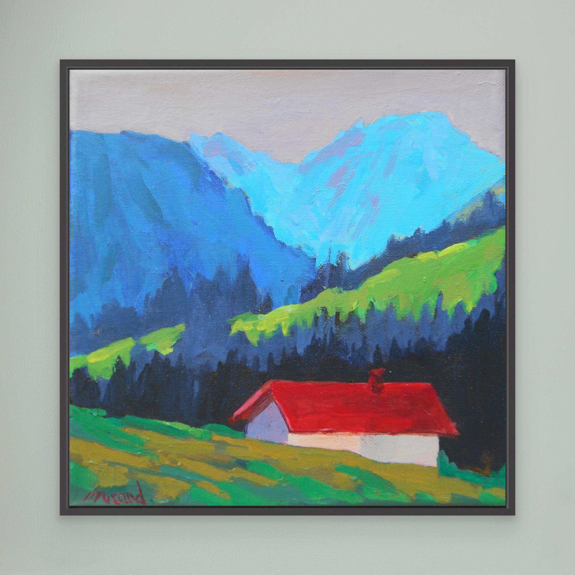 A LA CHAPELLE D'ABONDANCE - REPRODUCTION SUR TOILE - NATHALIE MORAND – Image 3