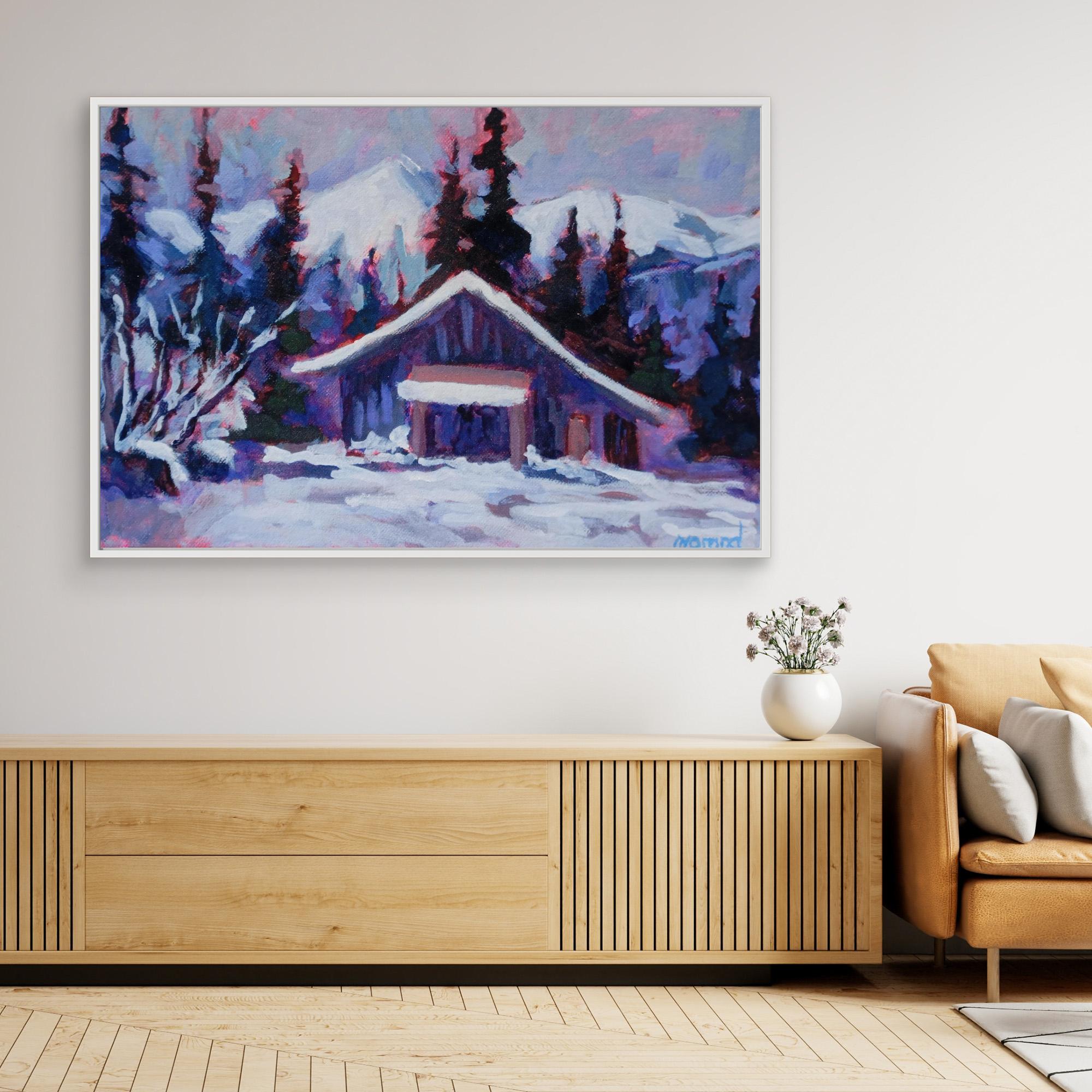 La vieille grange - Reproduction sur toile - Nathalie Morand – Image 3