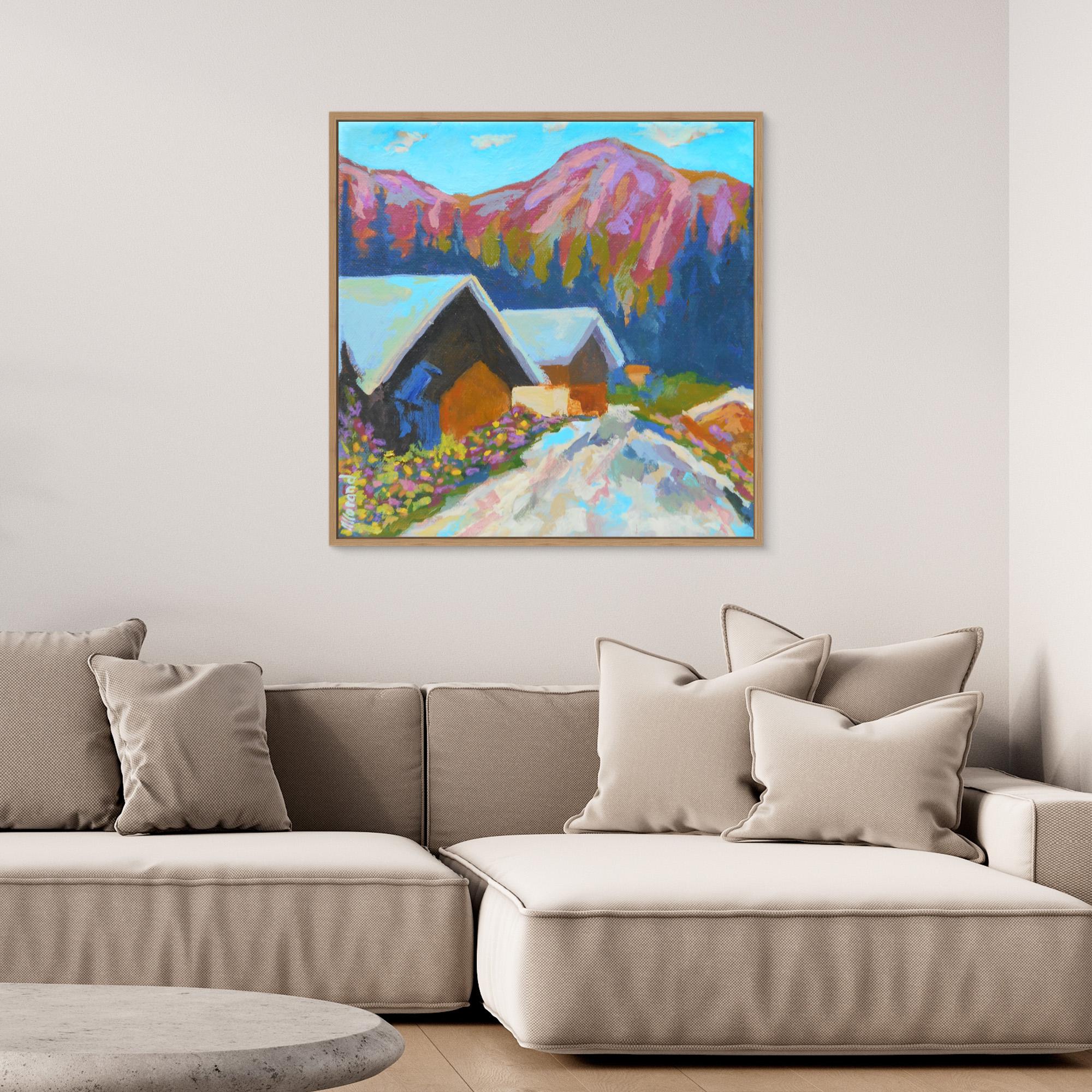 Chemin de Montagne - Reproduction sur toile - Nathalie Morand – Image 6