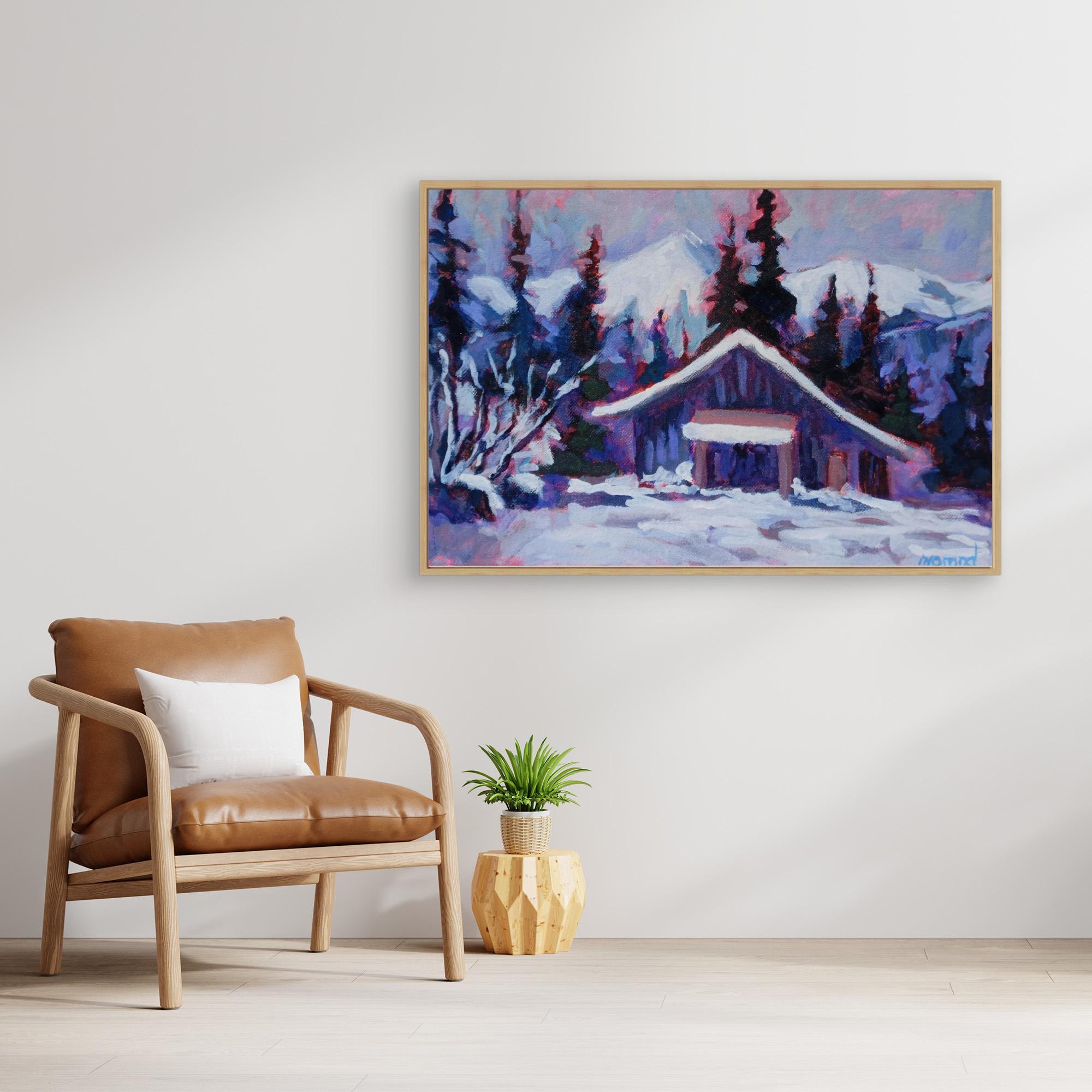 La vieille grange - Reproduction sur toile - Nathalie Morand – Image 4